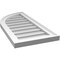 Ekena Millwork Quarter Round Top Left Surface Mount PVC Gable Vent w/ 2"W x 1-1/2"P Brickmould Frame, 14"W x 30"H GVPQL14X3002SN - alternate 5
